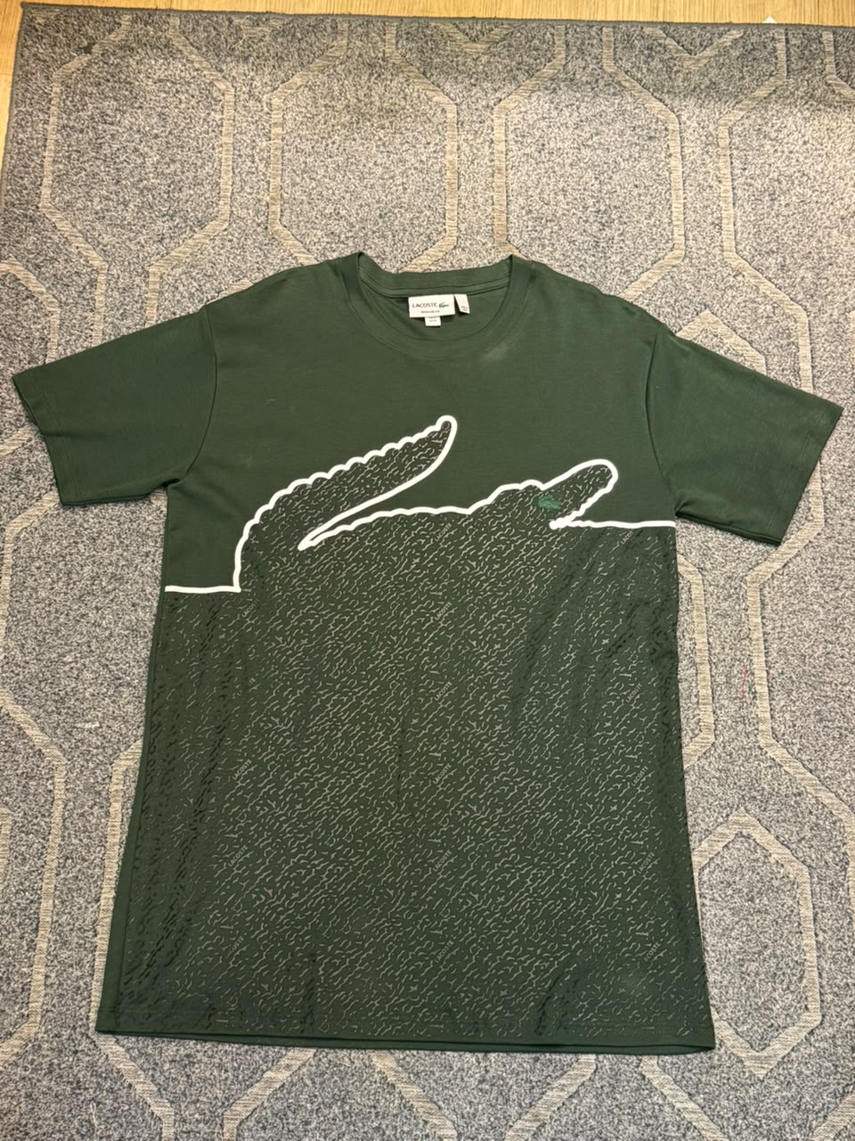 Camisa Lacoste Verde Militar