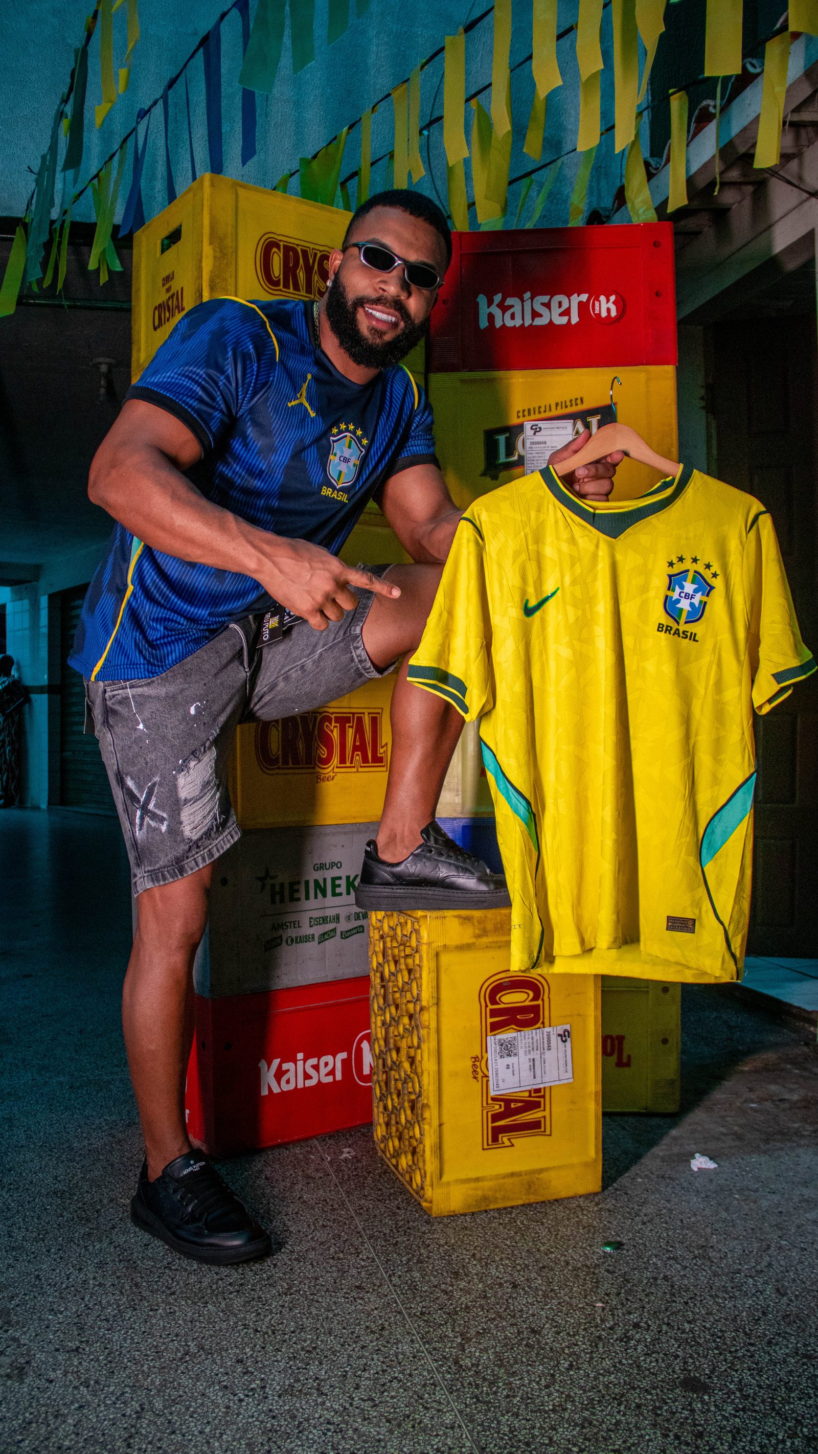 Camisa Brasil Azul Jordan
